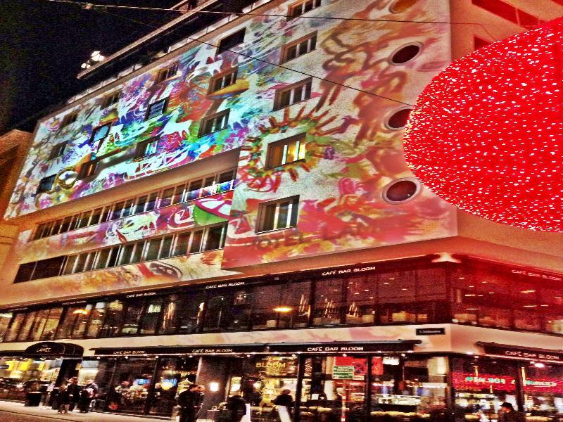 Hotel Lamee Wien Ngoại thất bức ảnh The building at night