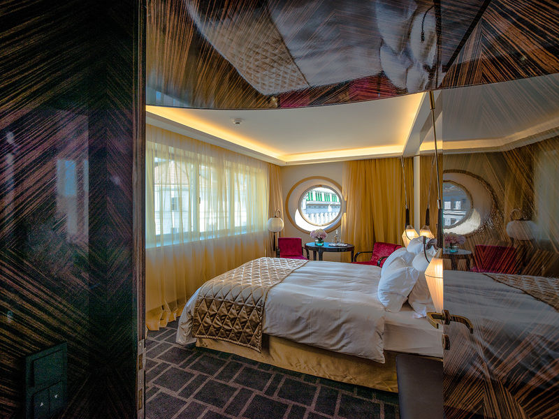 Hotel Lamee Wien Ngoại thất bức ảnh A room at the hotel
