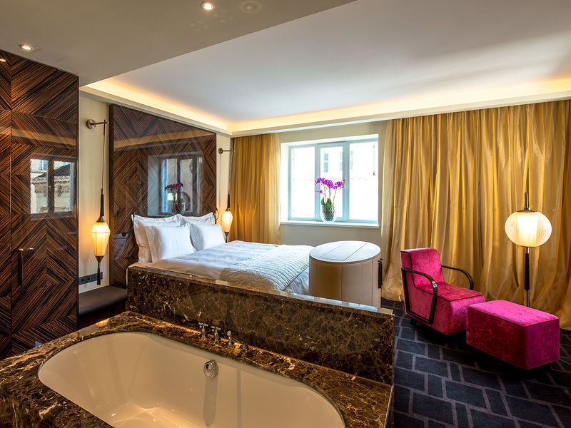 Hotel Lamee Wien Ngoại thất bức ảnh A suite at the Mandarin Oriental, Munich