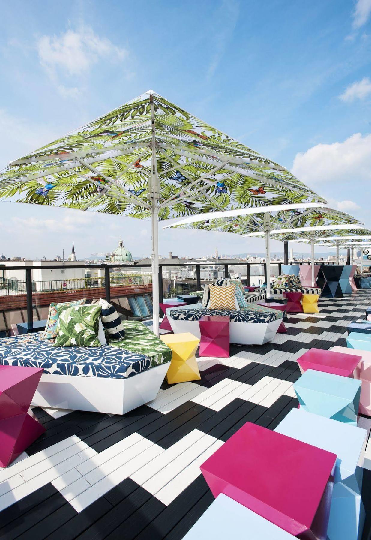 Hotel Lamee Wien Ngoại thất bức ảnh The rooftop bar